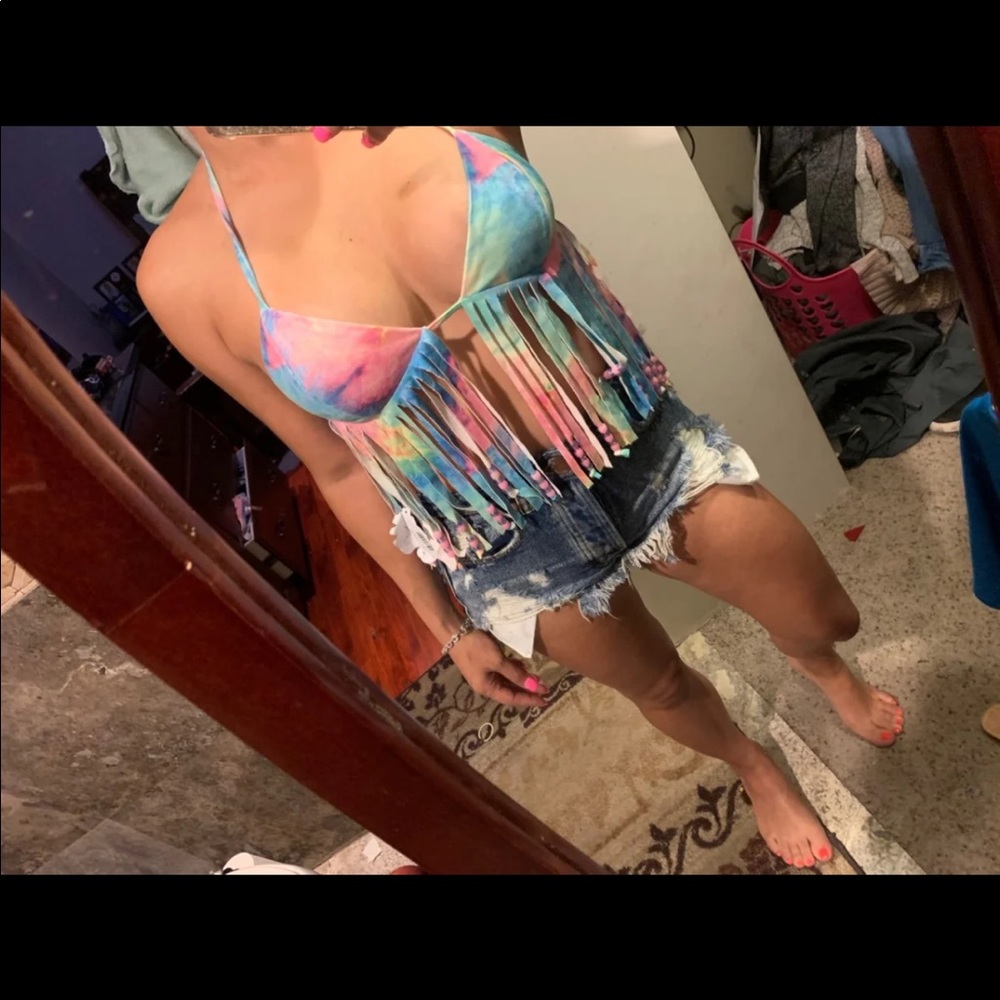 Tie dye bikini